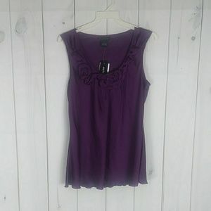 Spense purple blouse medium